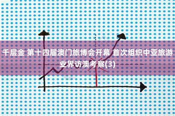 千层金 第十四届澳门旅博会开幕 首次组织中亚旅游业界访澳考察(3)