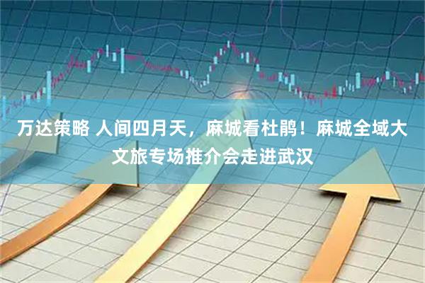万达策略 人间四月天，麻城看杜鹃！麻城全域大文旅专场推介会走进武汉
