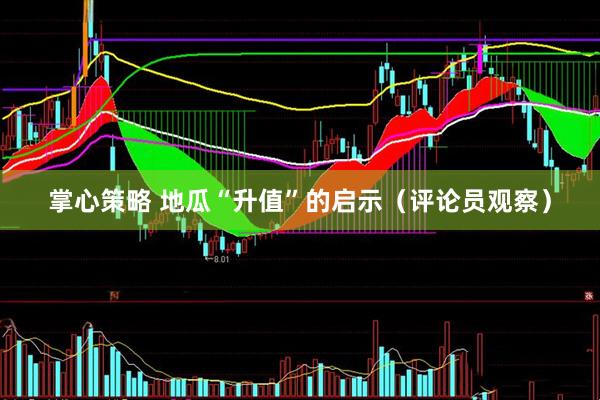 掌心策略 地瓜“升值”的启示（评论员观察）