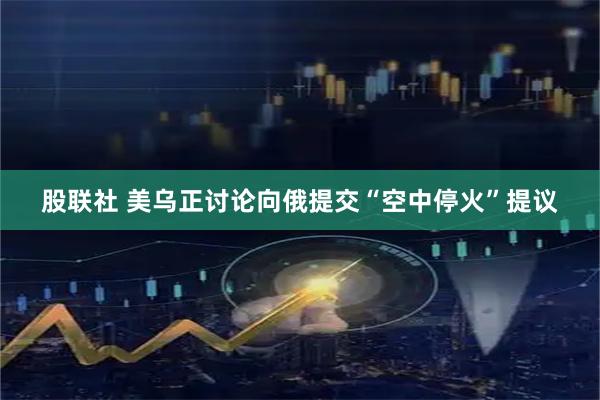 股联社 美乌正讨论向俄提交“空中停火”提议